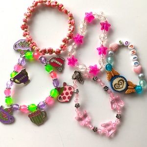 Toddlers girls beads bracelets